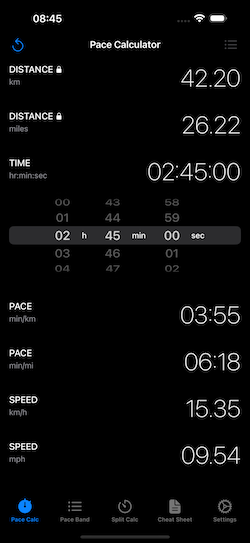 Pace Calculator